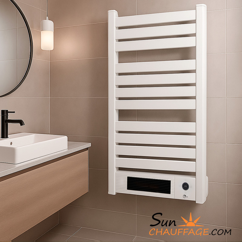 Sèche-Serviette Electrique mural avec soufflerie Omiros Sannover