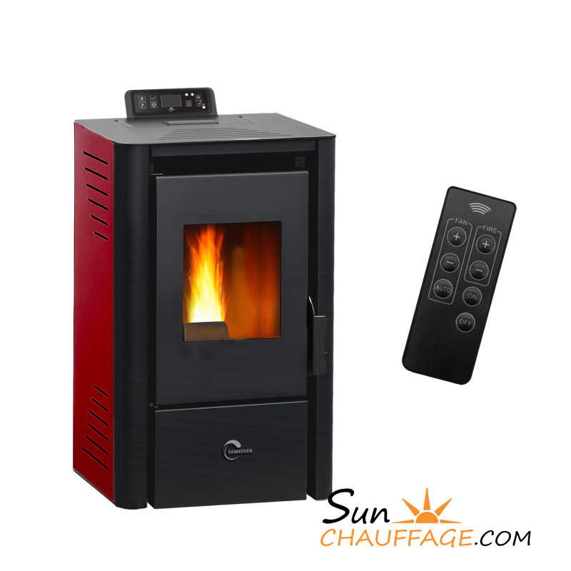 Poêle à granulés étanche Anita 9.4 kW Sannover