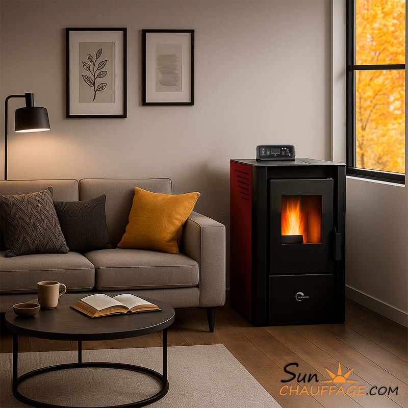 Poêle à granulés étanche Anita 9.4 kW Sannover